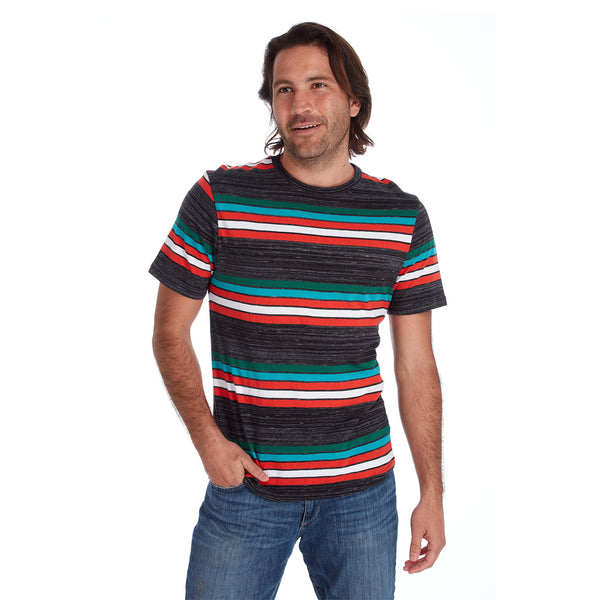 Px Los Angeles Blake Striped Tee Black