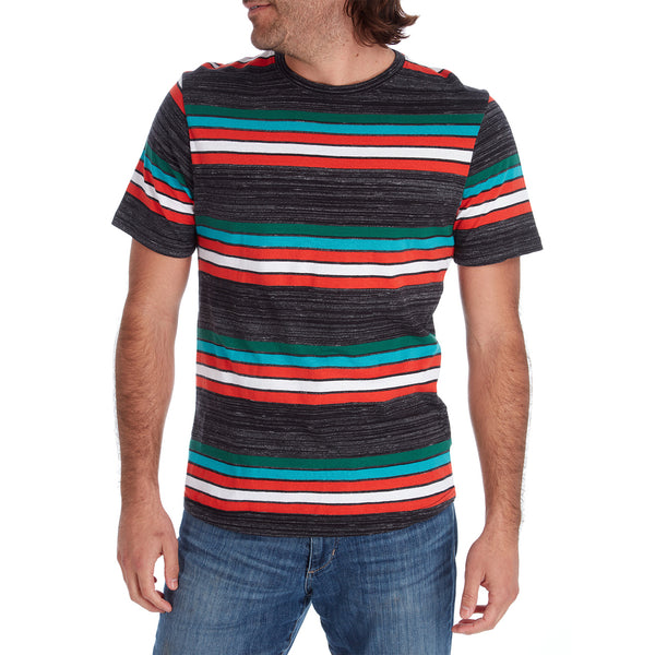 Px Los Angeles Blake Striped Tee Black