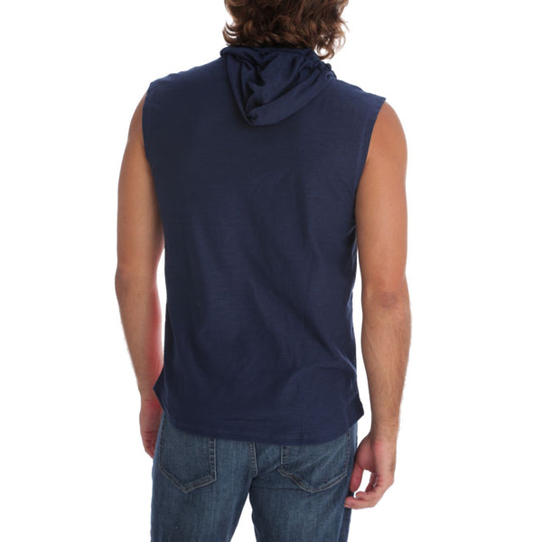 Px Los Angeles Clay Hooded Muscle Tank True Navy