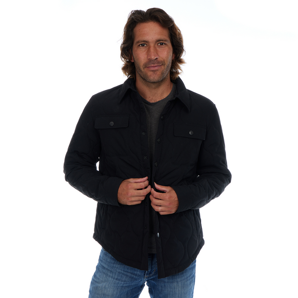Px Los Angeles Dayton Quilted Jacket Black