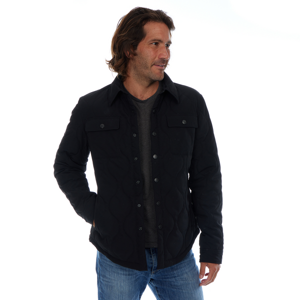 Px Los Angeles Dayton Quilted Jacket Black