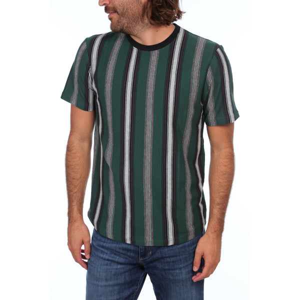 Px Los Angeles Donovan Striped Tee Hunter Green