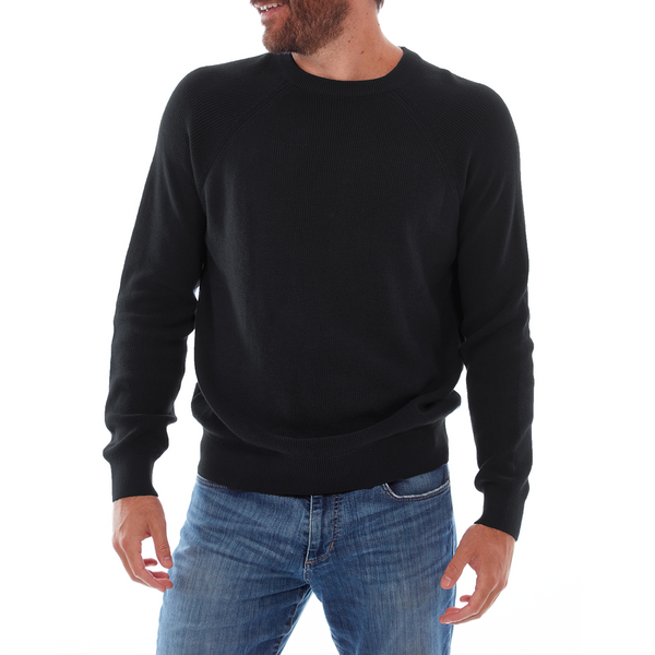 Px Los Angeles Drew Cotton Sweater Black