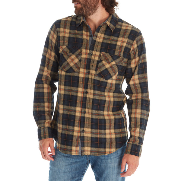 Px Los Angeles Dwayne Flannel Shirt Navy