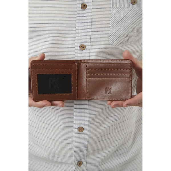 Px Los Angeles Evan Vegan Leather Bi-Fold Wallet