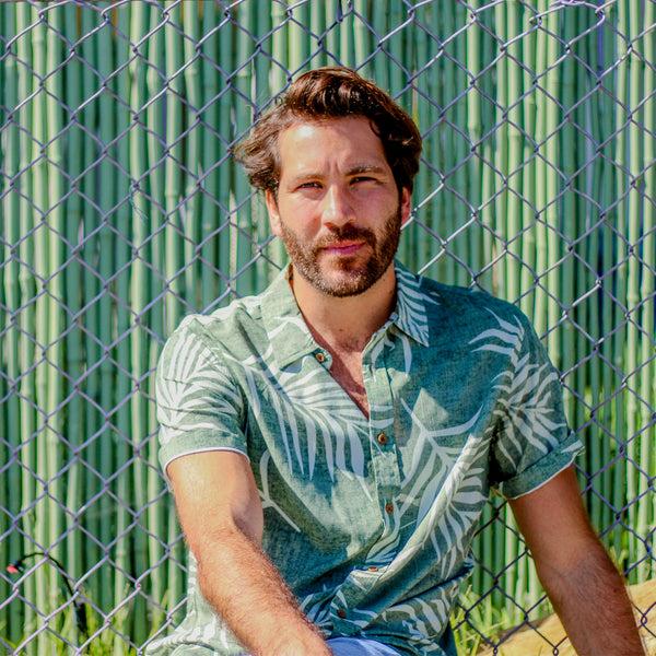 Px Los Angeles Gael Rayon Shirt OLIVE