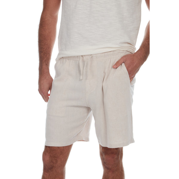 Px Los Angeles Harry Linen Cotton Short Cream