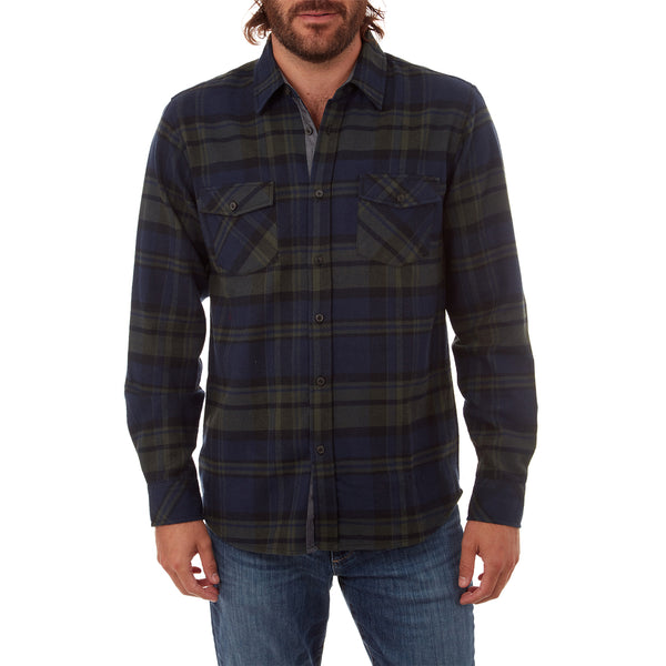 Px Los Angeles Jaylen Flannel Shirt Green