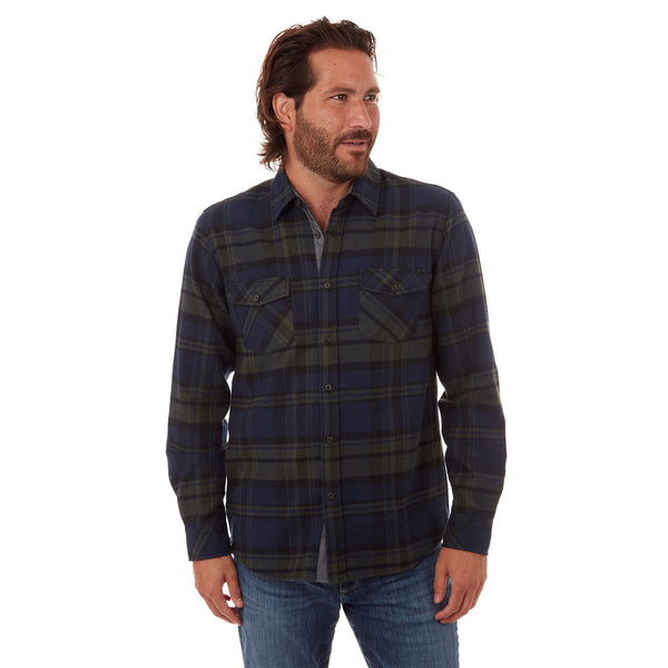 px los angeles Jaylen Flannel Shirt Green