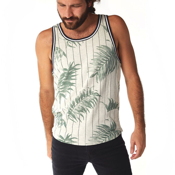 Px Los Angeles Jonas Ribbed Tank Oatmeal Heather