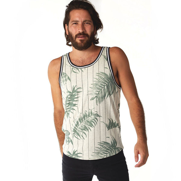 px los angeles Jonas Ribbed Tank Oatmeal Heather
