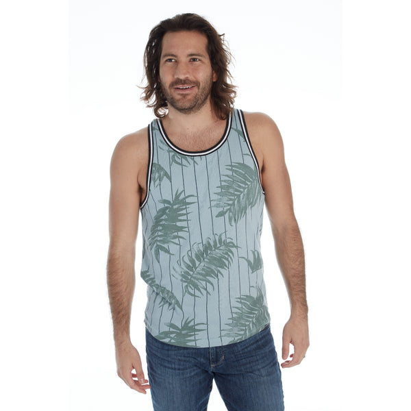 Px Los Angeles Jonas Ribbed Tank Washed Indigo