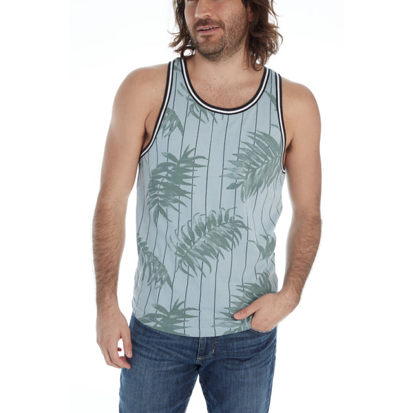 Px Los Angeles Jonas Ribbed Tank Washed Indigo
