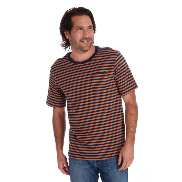 Px Los Angeles Julian Striped Tee True Navy
