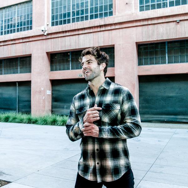 Px Los Angeles Kane Flannel Shirt Forest