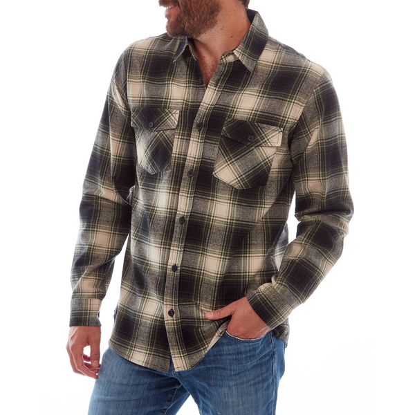 Px Los Angeles Kane Flannel Shirt Forest