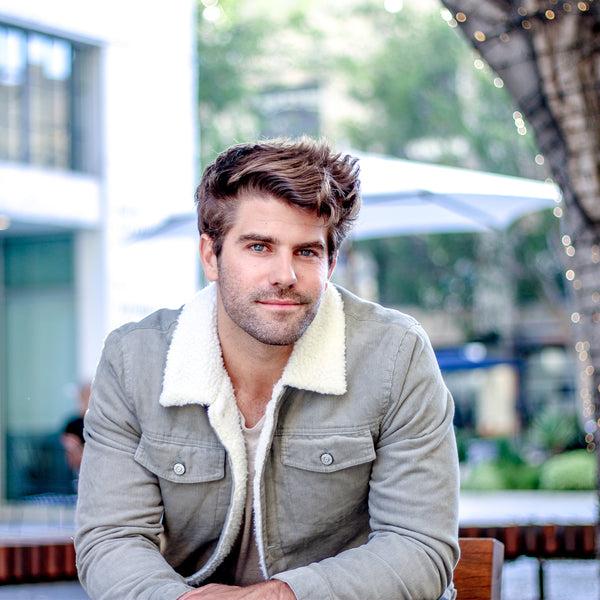 Px Los Angeles Kolton Corduroy Trucker Jacket Jade