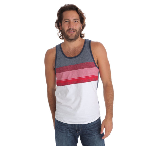 px los angeles Kylan Cut & Sew Tank Lava Red