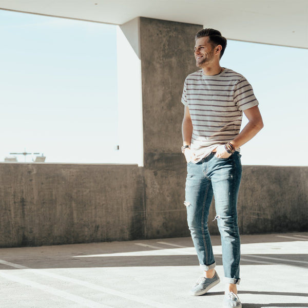 Px Los Angeles Marco Jacquard Tee Red Vine