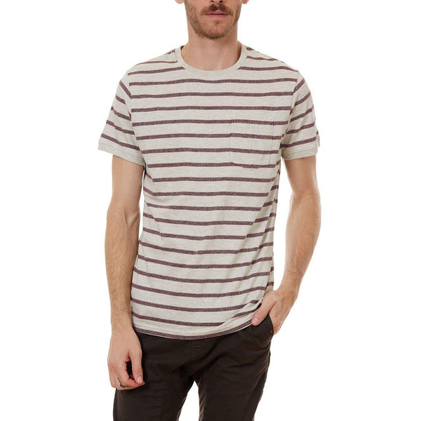 Px Los Angeles Marco Jacquard Tee Red Vine