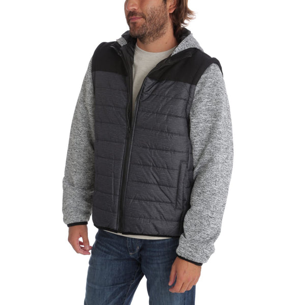 Px Los Angeles Marvin Quilted Puffer Jacket Black