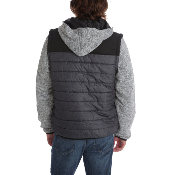 Px Los Angeles Marvin Quilted Puffer Jacket Black