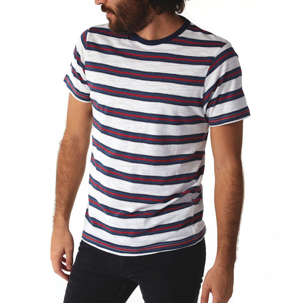 Px Los Angeles Mateo Striped Tee Rib Red