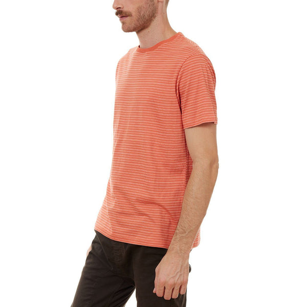 Px Los Angeles Nixon Striped Tee True Orange