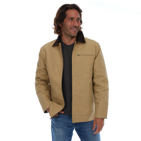 px los angeles Nolan Canvas Work Jacket Tan