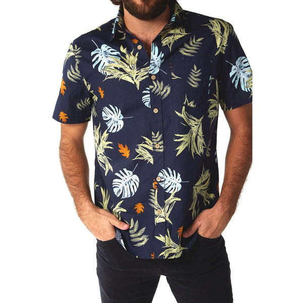Px Los Angeles Parker Floral Shirt Navy