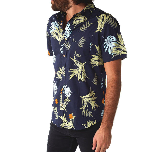 Px Los Angeles Parker Floral Shirt Navy