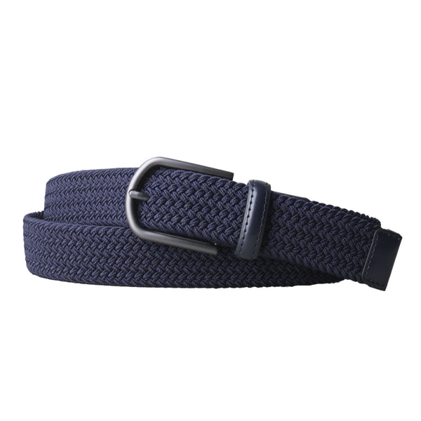 px los angeles Reid Stretch 3.5 CM Belt Navy