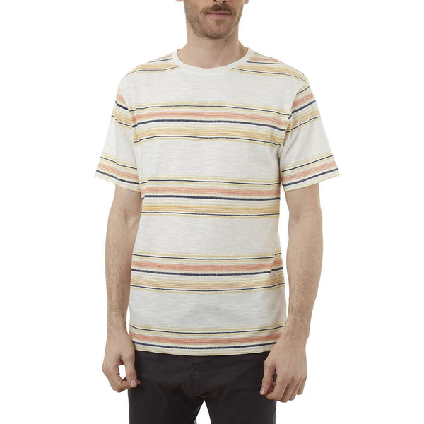 Px Los Angeles Russel Striped Tee White
