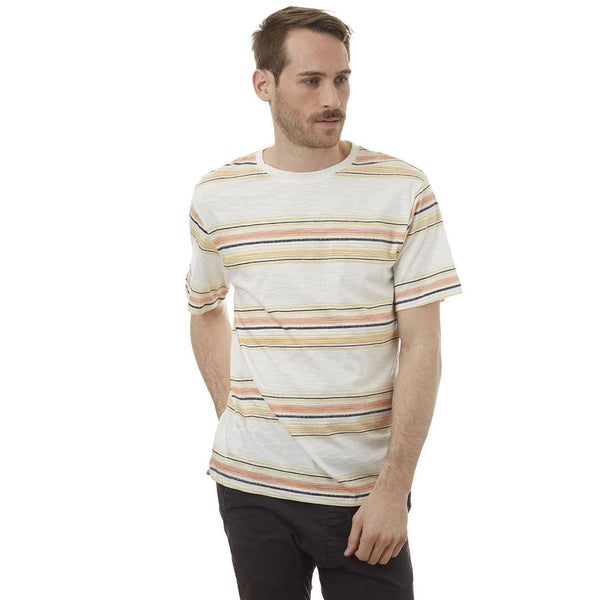 px los angeles Russel Striped Tee White