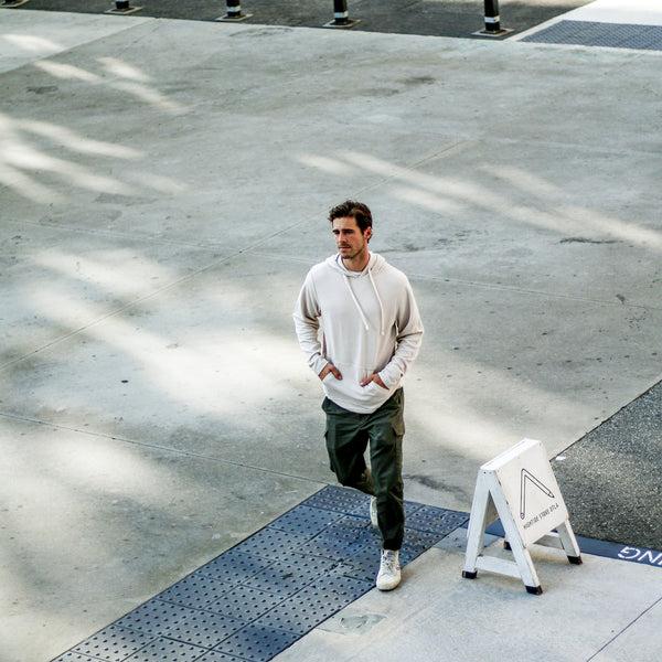 Px Los Angeles Rylan Textured Hoodie TAUPE