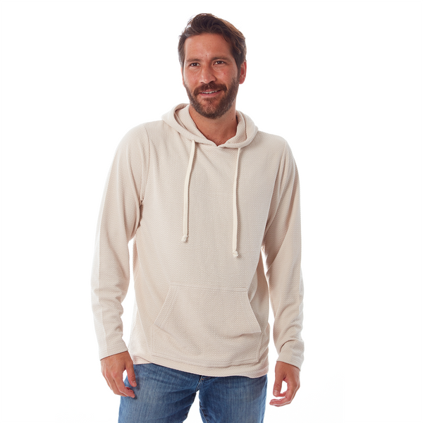 px los angeles Rylan Textured Hoodie TAUPE