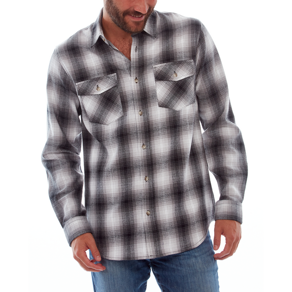 Px Los Angeles Simon Flannel Shirt Black
