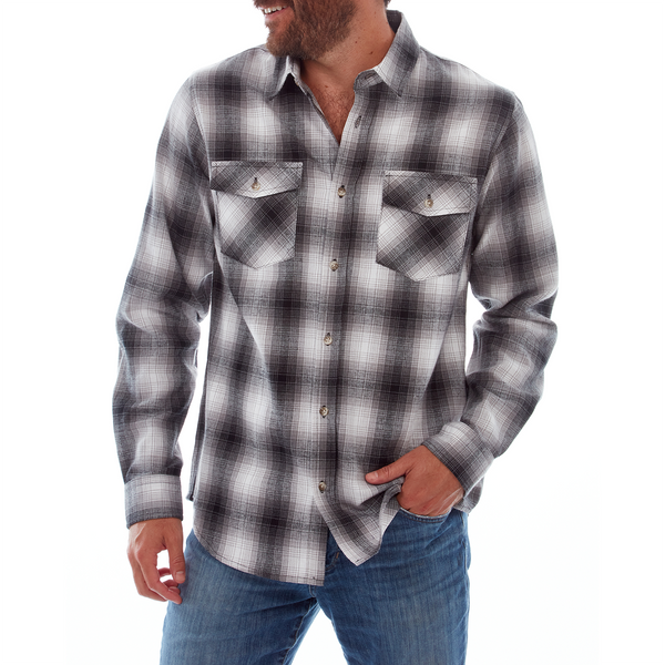 Px Los Angeles Simon Flannel Shirt Black