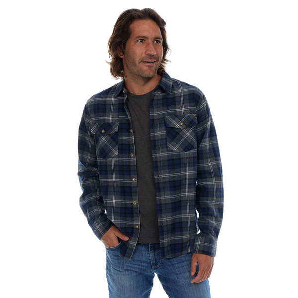 Px Los Angeles Sonny Flannel Shirt Navy