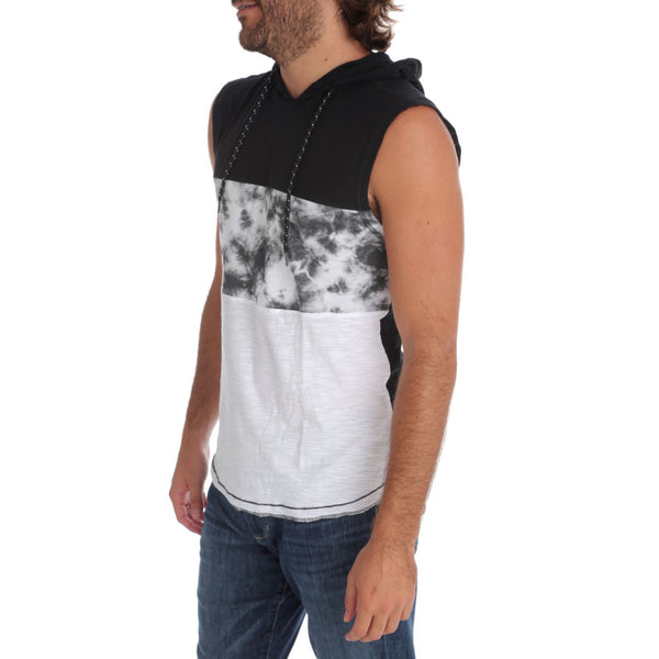 Px Los Angeles Talan Hooded Muscle Tank White