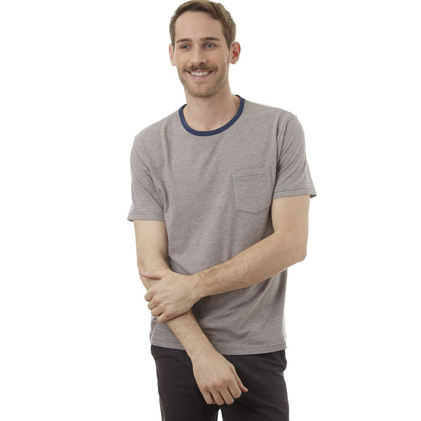 px los angeles Theo Striped Tee Salmon