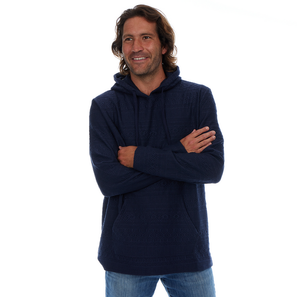 Px Los Angeles Tobias Textured Hoodie Navy