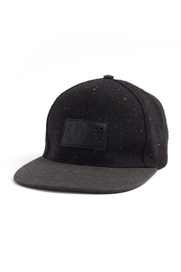 Px Los Angeles Travis Flat Brim Speckle Hat Black