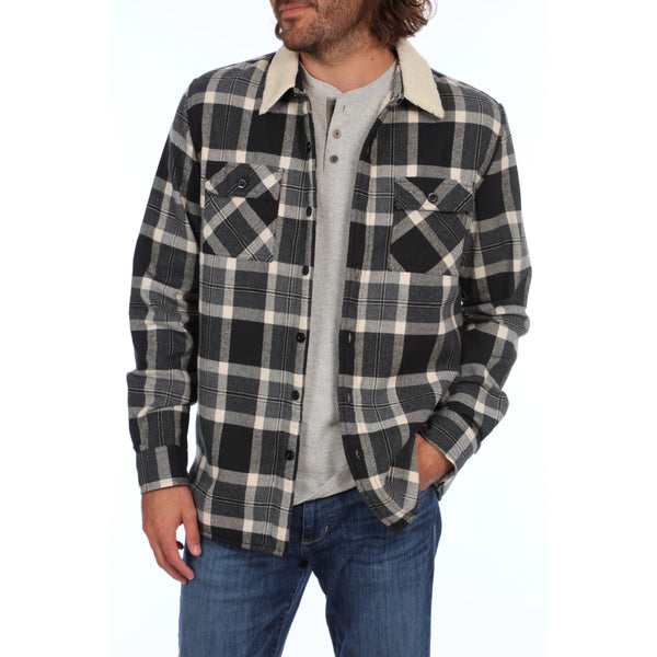 Px Los Angeles Wyatt Sherpa Shacket Black