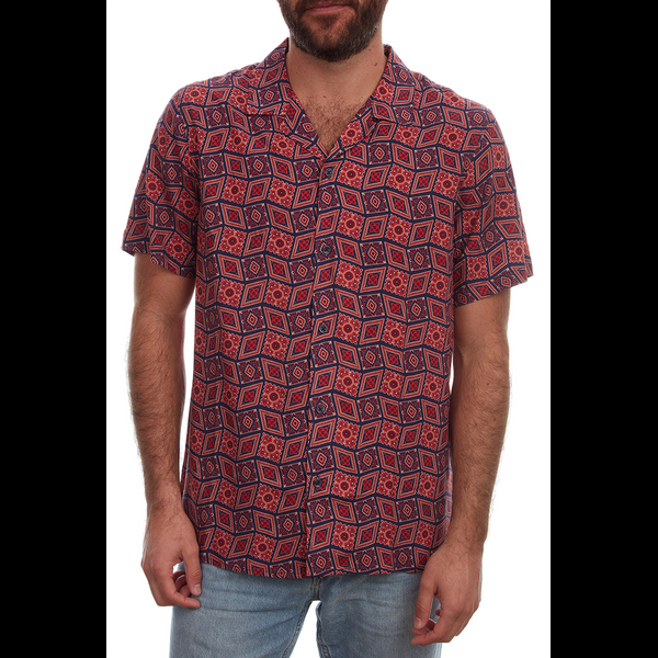 Px Los Angeles Zane Rayon Shirt NAVY