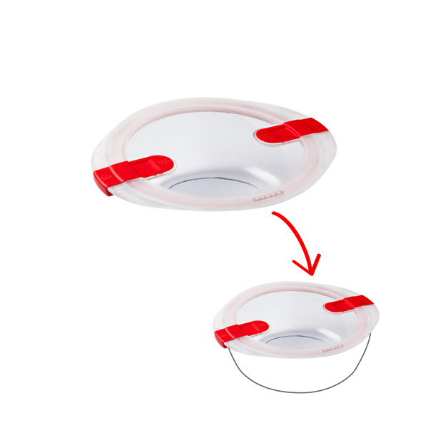 pyrex Cook&Heat - Round replacement lid with steam valves