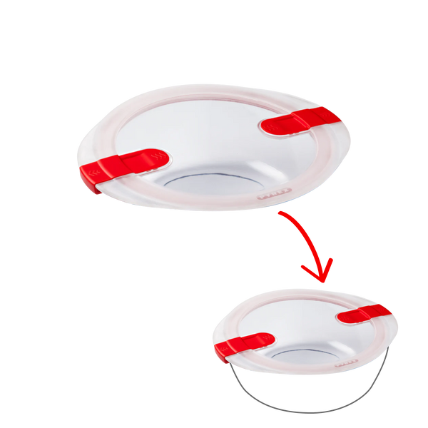 pyrex Cook&Heat - Round replacement lid with steam valves