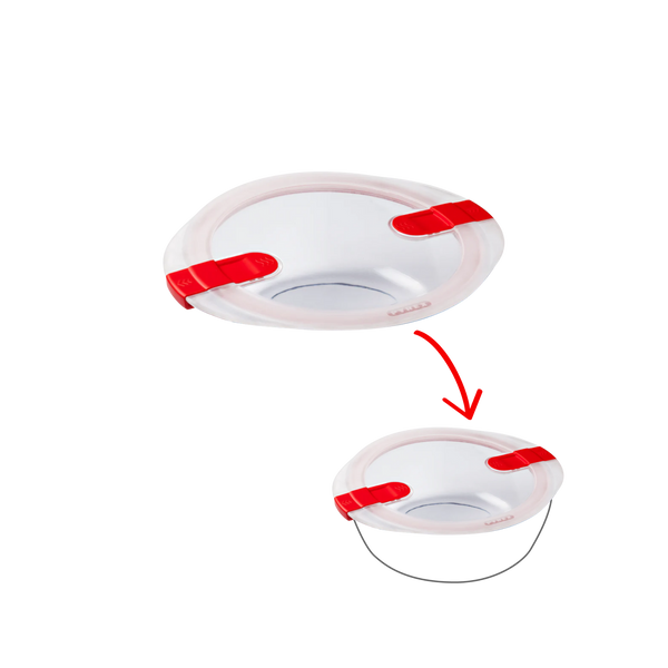 pyrex Cook&Heat - Round replacement lid with steam valves