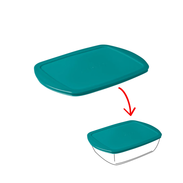 Pyrex Cook&Store - Peacock Green Rectangular Replacement Lid