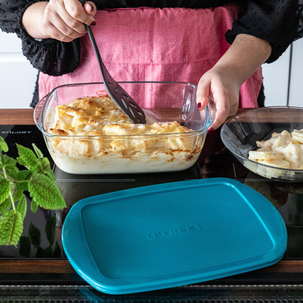 Pyrex Cook&Store - Peacock Green Square Replacement Lid